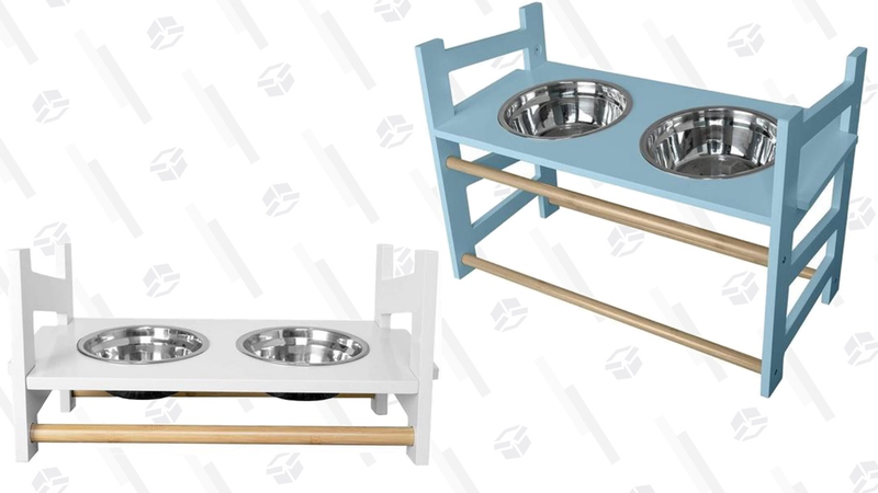 Bowls con altura ajustable | $28-$35 | Daily Steals | Usa el código KJPETFEEDGráfico: Shep McAllister